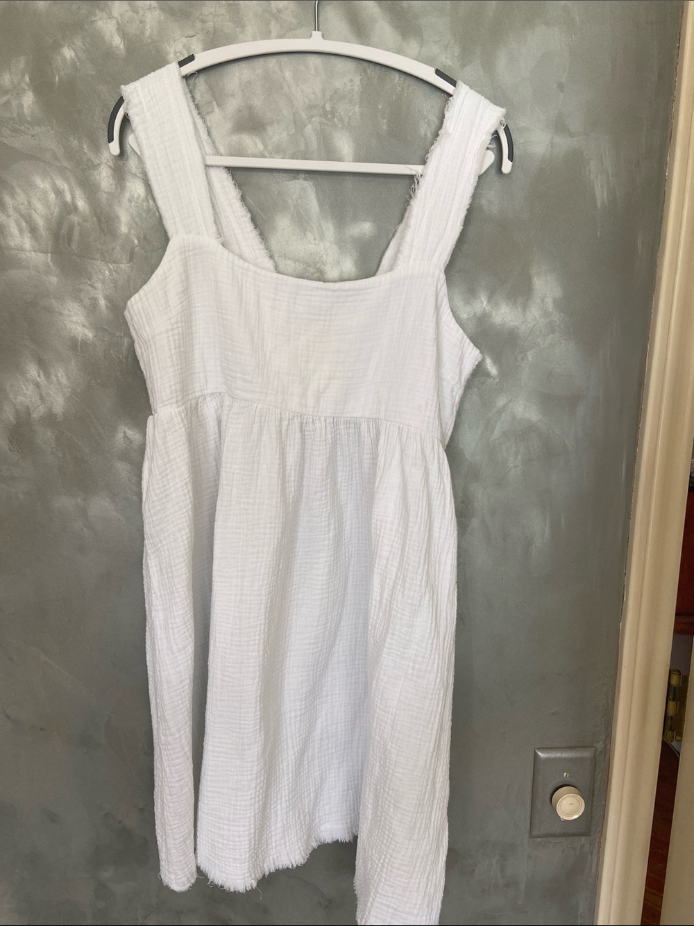 NATURAL LIFE Smocked Cotton Sun Dress